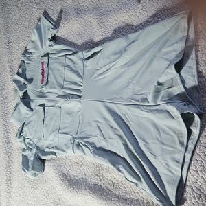 UNAMED Size Medium Spandex Romper in Grey/ Pink
